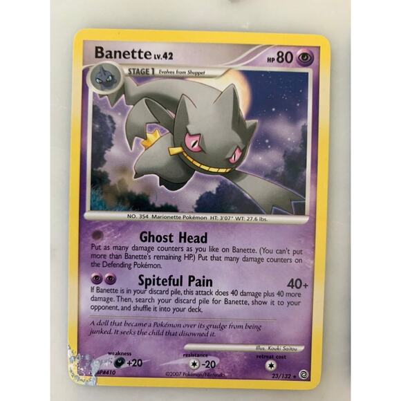Cacturne & Banette Pokemon Cards - Picture 3 of 6
